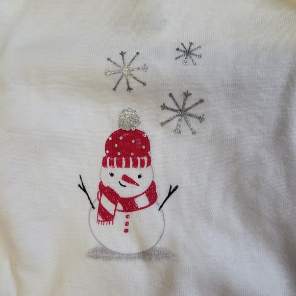 NEW! Carter's Just One You Baby Girls' Snowman Tutu Coordinate Set - Red/White - Picture 4 of 10